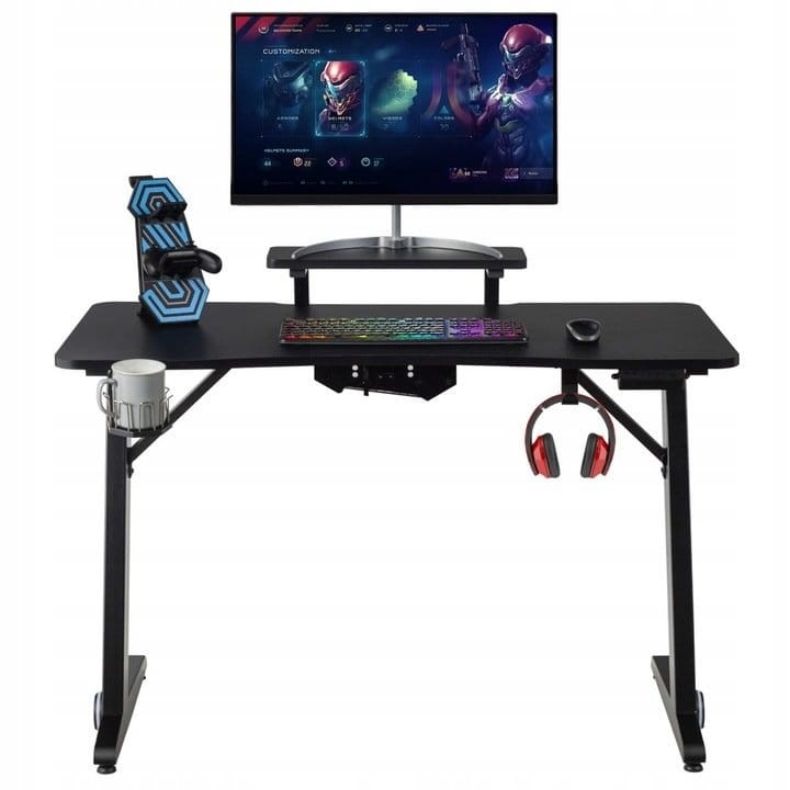 Biurko gamingowe komputerowe Hub USB LED