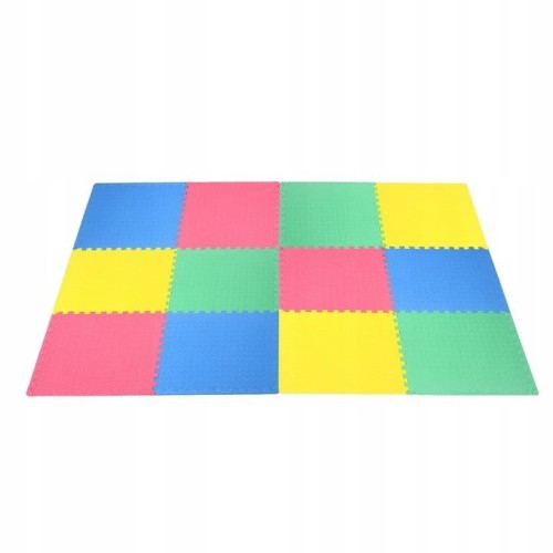 Mata piankowa edukacyjna puzzle 12 szt. 244x185cm