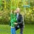 Domowy park linowy tor przeszkód - zestaw elementów dla 3 dzieci