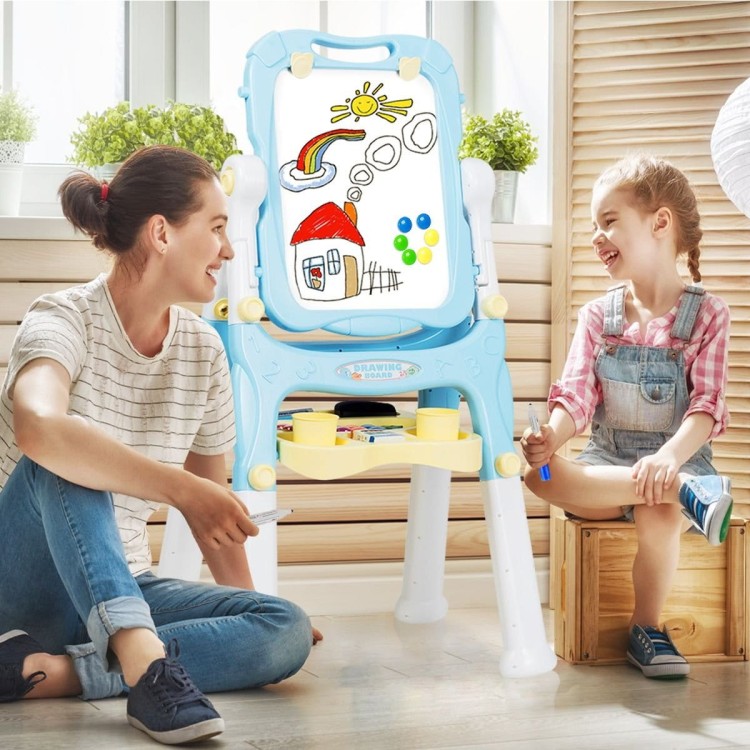 Tablica magnetyczna dla dzieci do nauki i zabawy 2 w 1