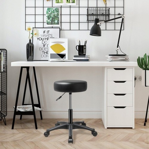 Taboret kosmetyczny stołek fryzjerski na kółkach