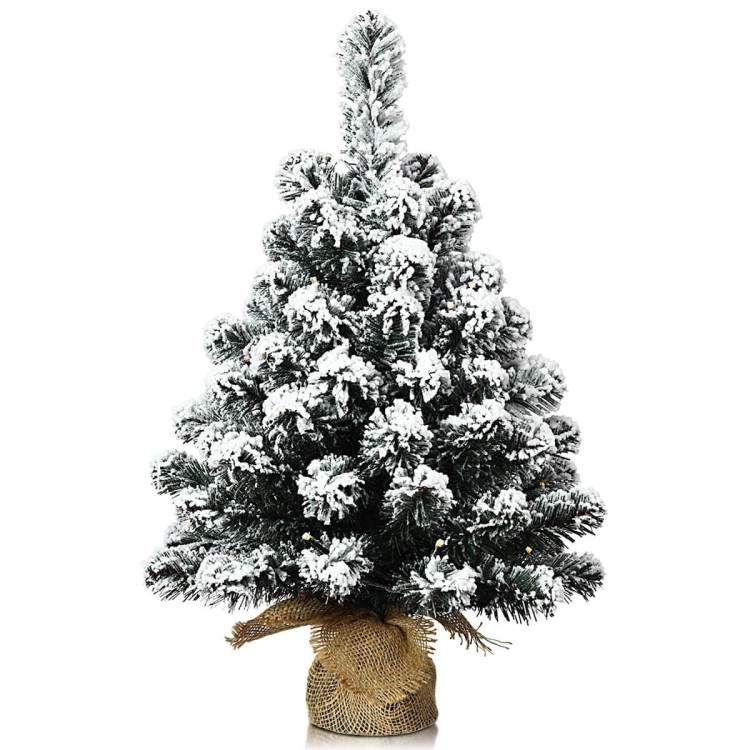Sztuczna mini choinka 60 cm z lampkami LED