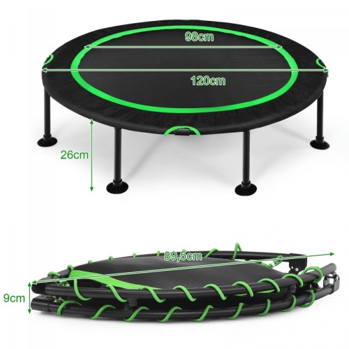 Składana trampolina fitness okrągła