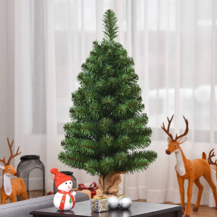 Sztuczna choinka biurkowa 90 cm