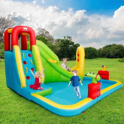 Park wodny dmuchany zamek dla dzieci ze zjeżdżalnią
