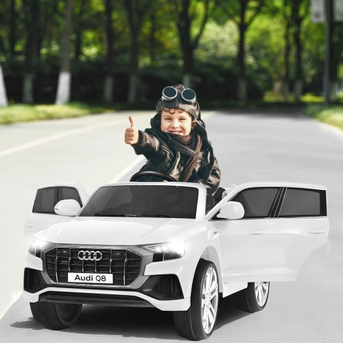 Elektryczny samochód dla dzieci Audi Q8 Biały