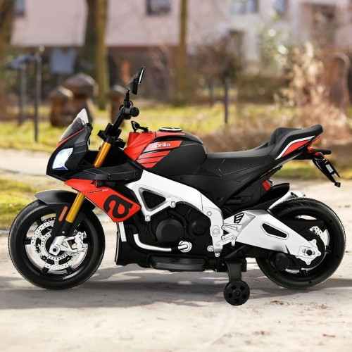 Elektryczny motocykl dla dzieci z doczepianymi kółkami 109 x 49,5 x 71 cm