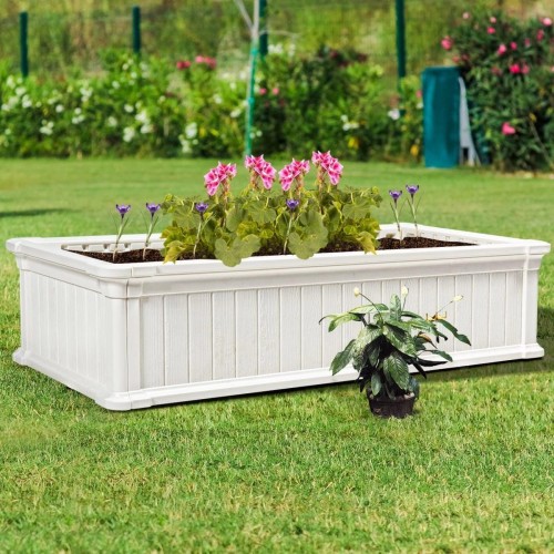 Prostokątna skrzynia ogrodowa HDPE 122 x 60 x 30 cm