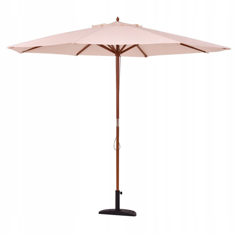 Duży składany parasol ogrodowy ośmiokątny 300 cm