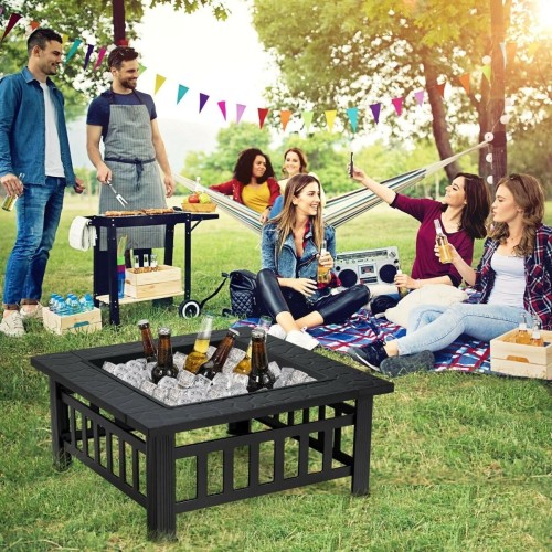 Palenisko ogrodowe Grill 3w1 81 x 81 x 50 cm