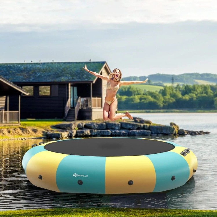 Dmuchana trampolina wodna 457 cm + elektryczny kompresor