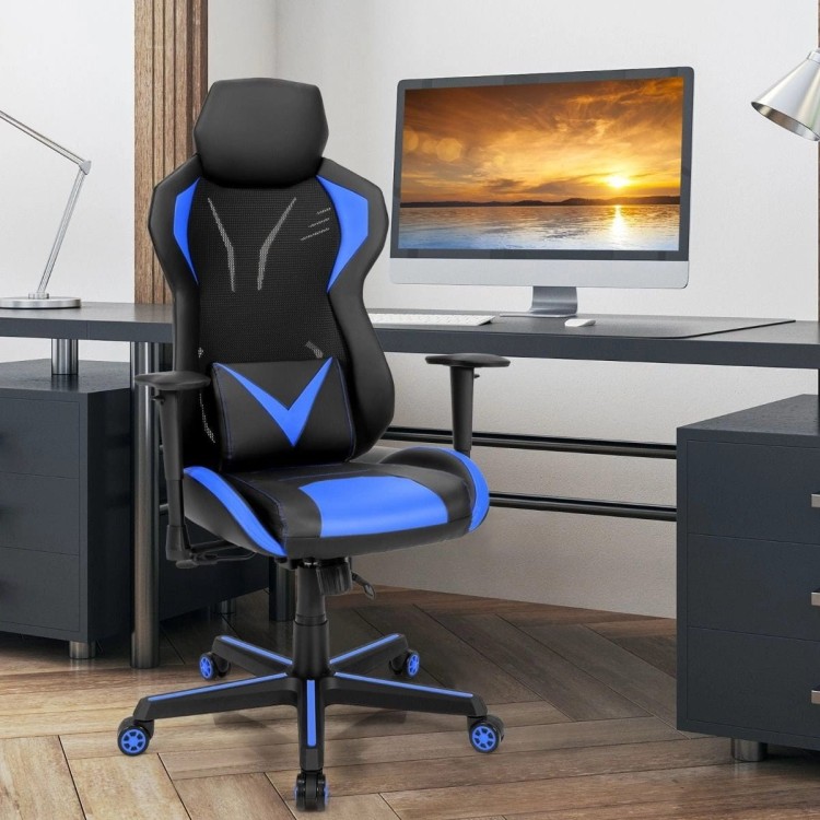 Ergonomiczne krzesło gamingowe Czerwono-czarne