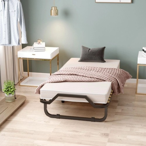 Składane łóżko z materacem z Memory Foam 90 x 200 x 41 cm