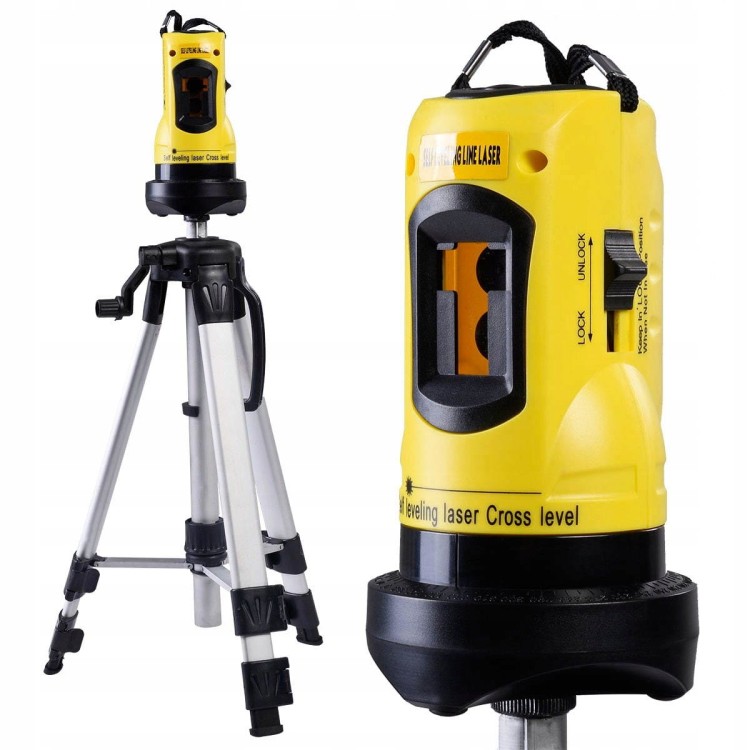 Niwelator laserowy obrotowy statyw 360°