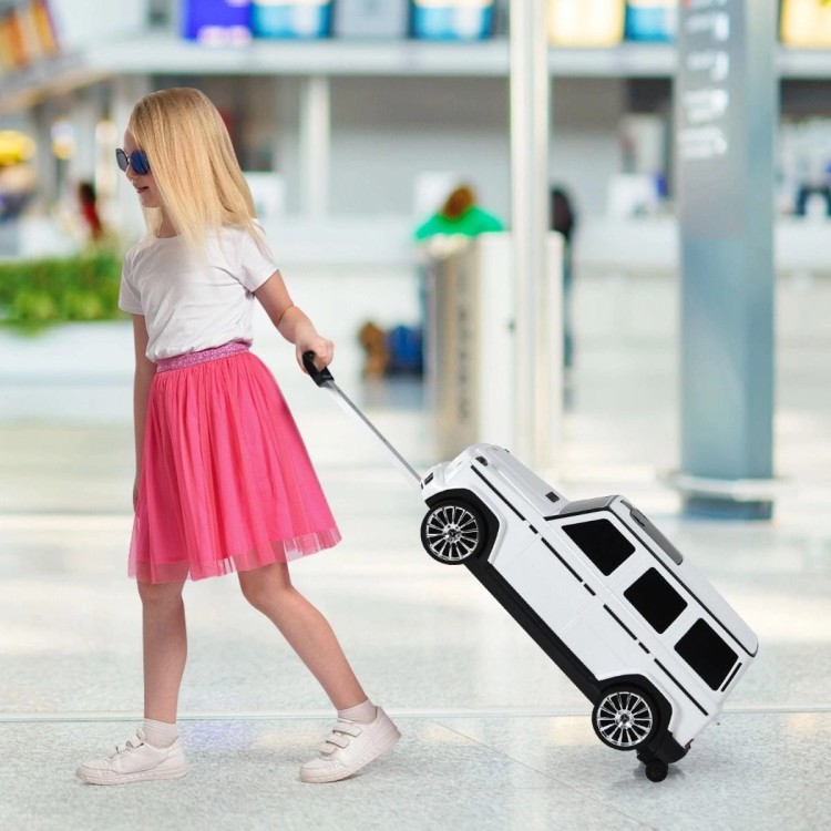 Walizka Mercedes Benz 2w1 na podróż, samochód zabawkowy