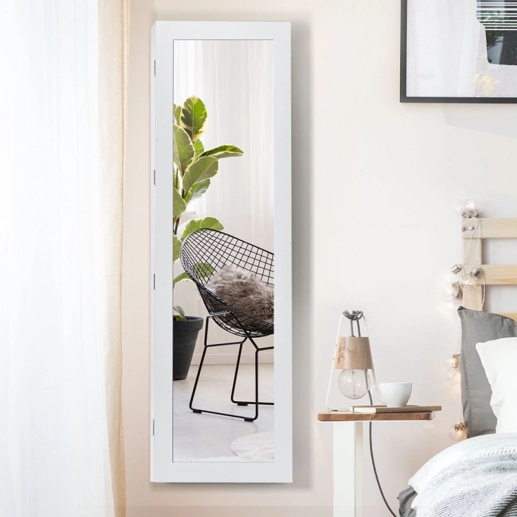 Szafka na biżuterię z lustrem 30 x 8,5 x 106 cm