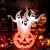 Dekoracja Halloween duchy z dynią 140 x 90 x 182 cm