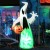 Dekoracja Halloween nadmuchiwany duch z dynią