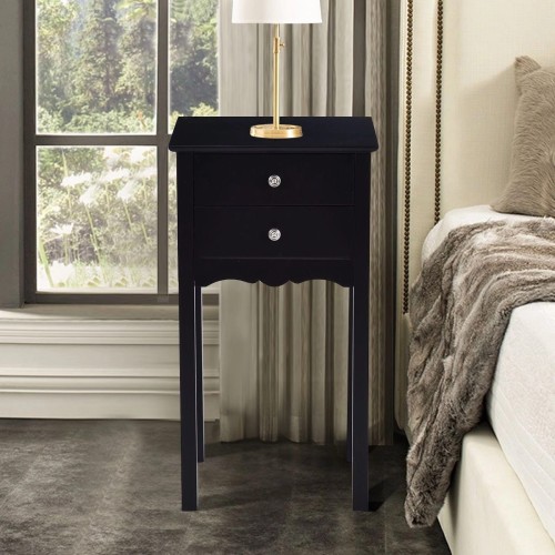 Stolik nocny z 2 szufladami 40 x 32,5 x 75 cm