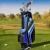 Torba golfowa z zapinanymi na zamek przegródkami i kieszonką termoizolacyjną