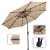 Parasol ogrodowy z solarnymi diodami led 300 cm