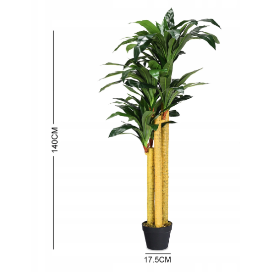 Sztuczna roślina ozdobna palma w donicy 140cm