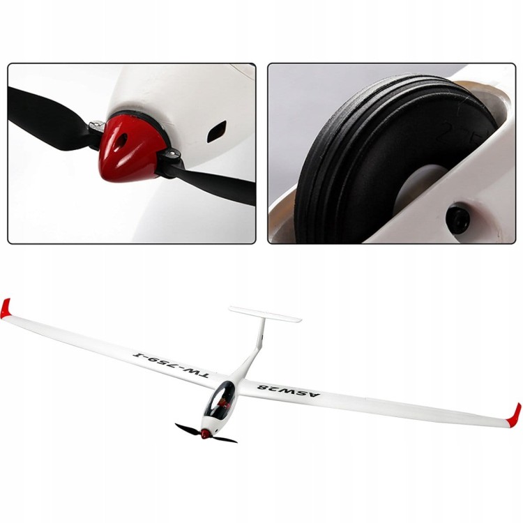 Motoszybowiec samolot volantex asw28 rc glider pnp