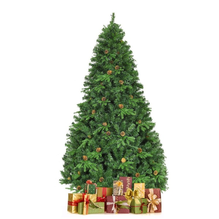 Sztuczna choinka świąteczna z światłami led 225cm