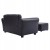 Mini sofa dziecięca z podnóżkiem