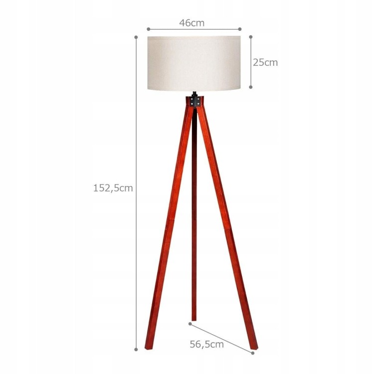 Lampa podłogowa stojąca - trójnóg