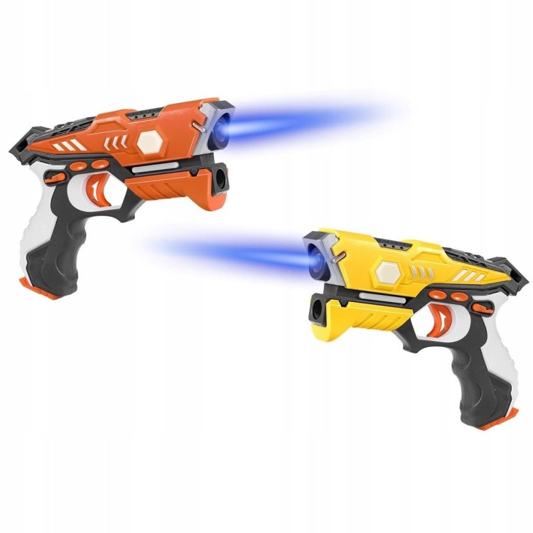 Zestaw do laser tag 2 pistolety laserowe i krótkofalówki
