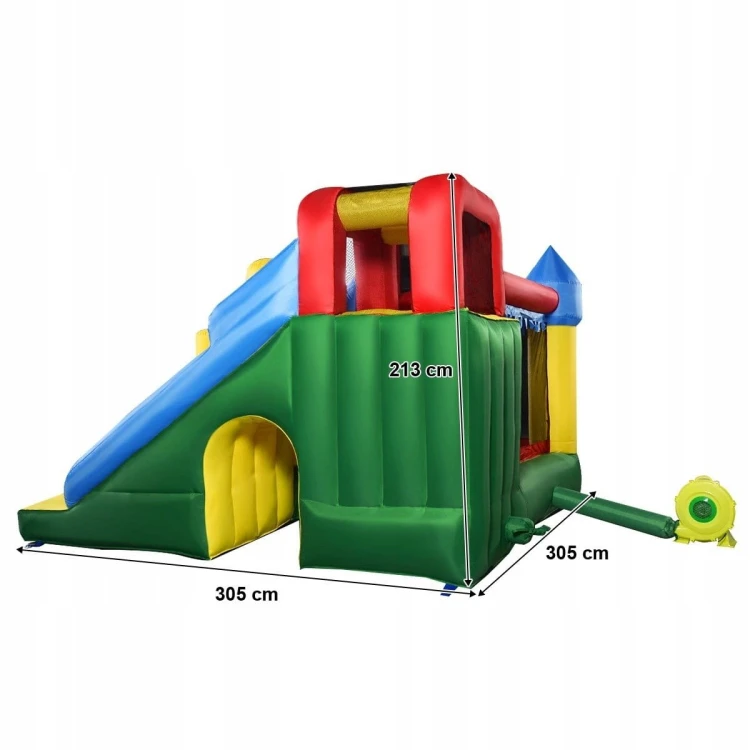 Dmuchany zamek trampolina i zjeżdżalnia