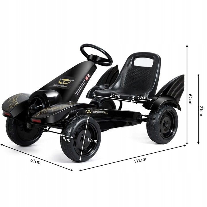Gokart auto na pedały dla dzieci