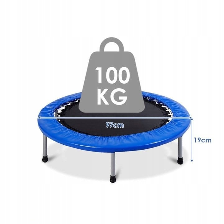 Składana trampolina do ćwiczeń fitness