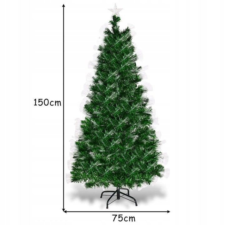 Sztuczna choinka led ze stojakiem 150cm