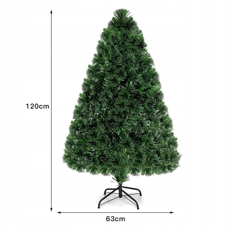 Sztuczna choinka z lampkami LED 120cm