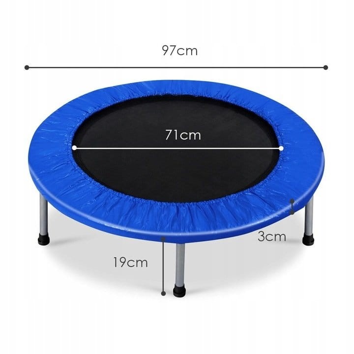Składana trampolina do ćwiczeń fitness