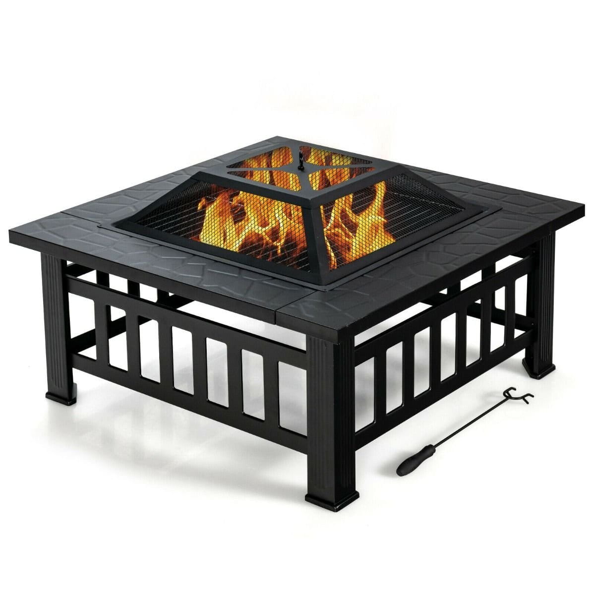 Palenisko ogrodowe Grill 3w1 81 x 81 x 50 cm COSTWAY