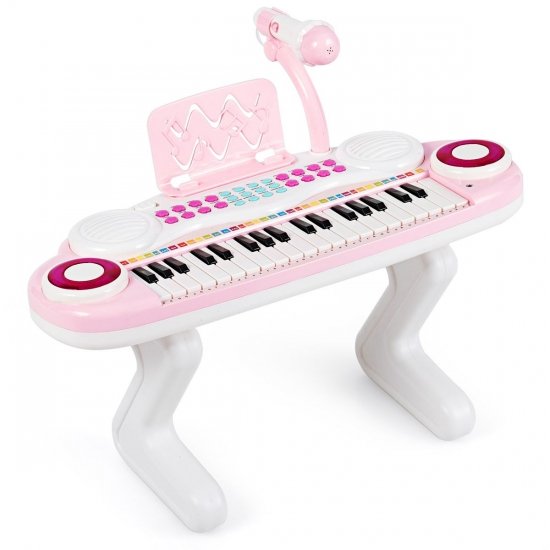 Pianino dla dzieci z mikrofonem i muzyką COSTWAY