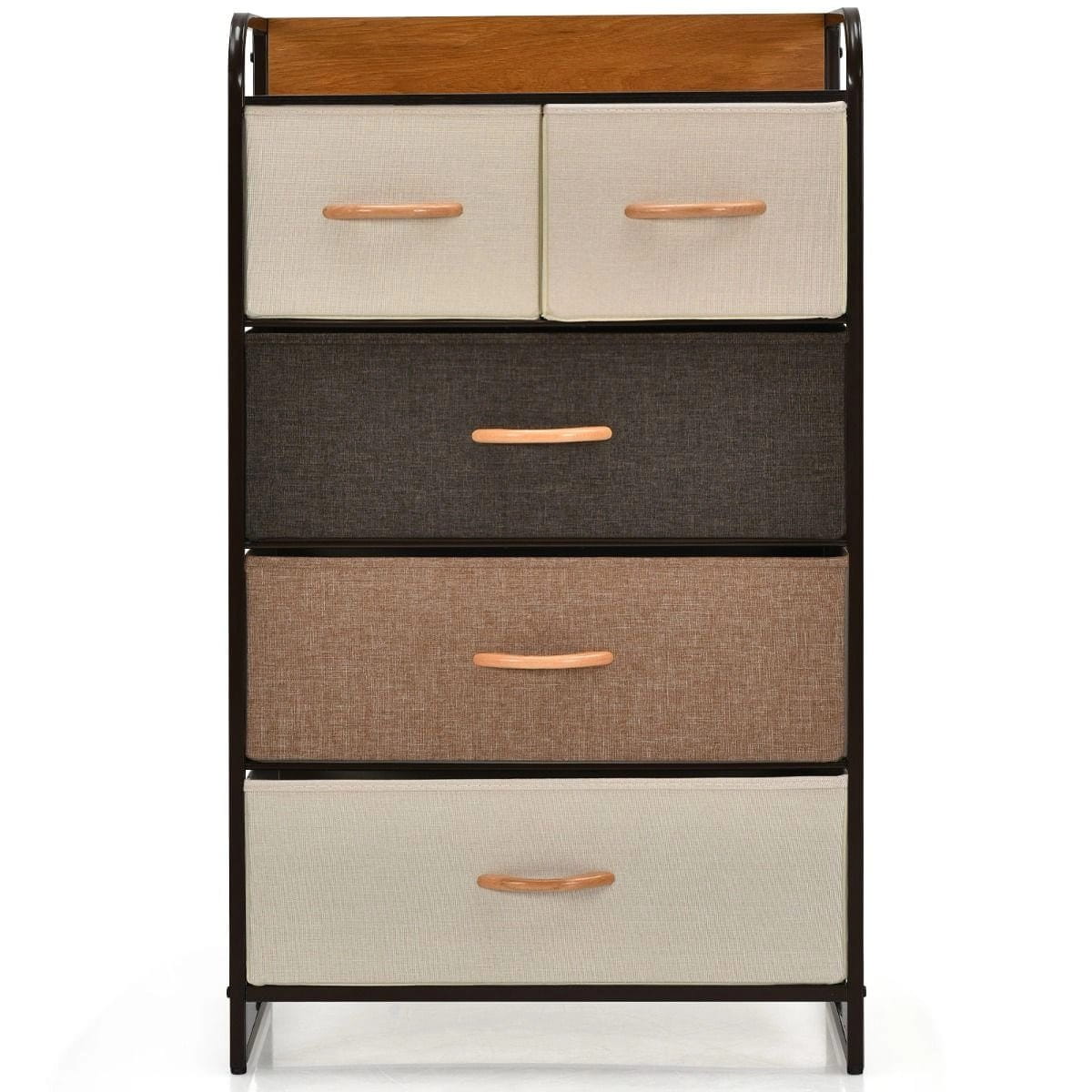 Komoda organizer ze składanymi 5 szufladami 58 x 29 x 99,5 cm